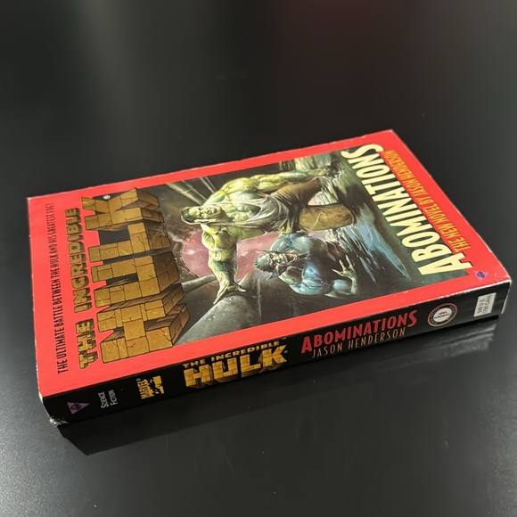 The Incredible Hulk: Abominations by Jason Henderson - Vintage Paperback Novel - Picture 3 of 13